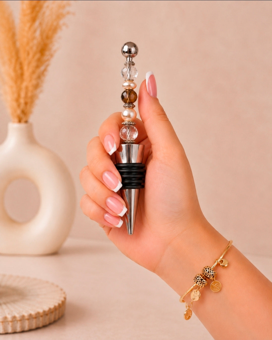 DIY - Wijnflesstopper - zelf samenstellen