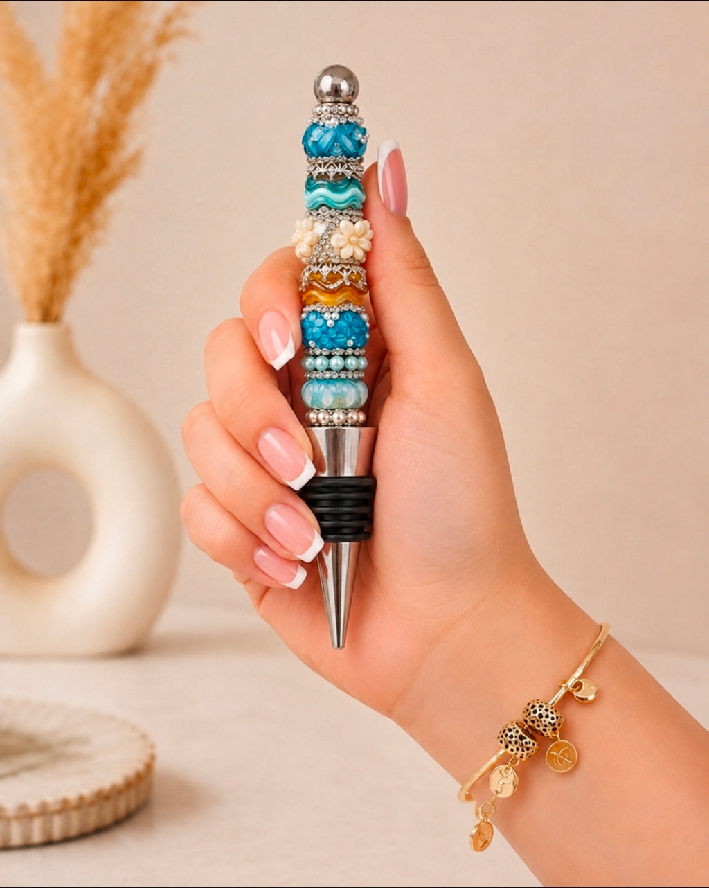 DIY - Wijnflesstopper - zelf samenstellen