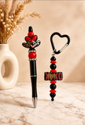 DIY Pen & Sleutelhanger set - Heart Edition